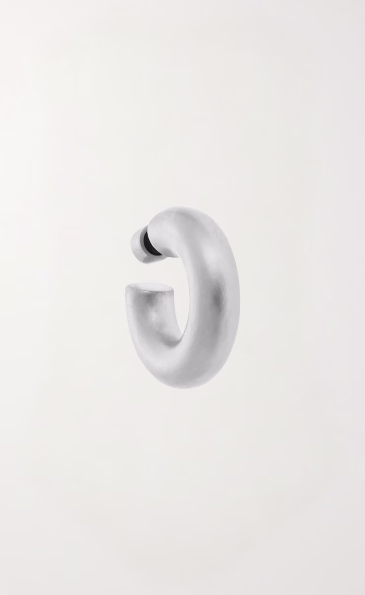 BUBBLE HOOPS SILVER