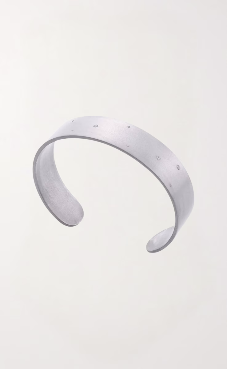 TITAN NIGHT SKY CUFF WHITE SAPPHIRES