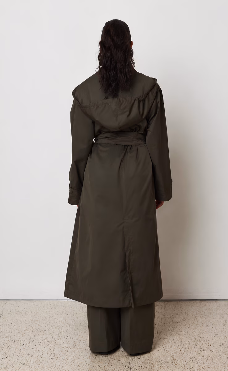LINEAR COAT KHAKI