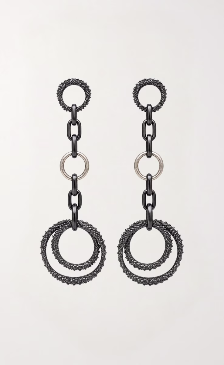SILVER EARRINGS K.AND