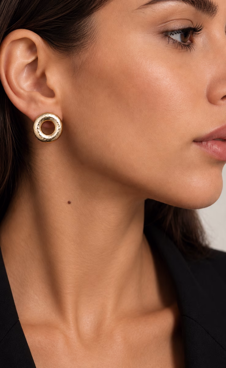 SILVER EARRINGS K.AND