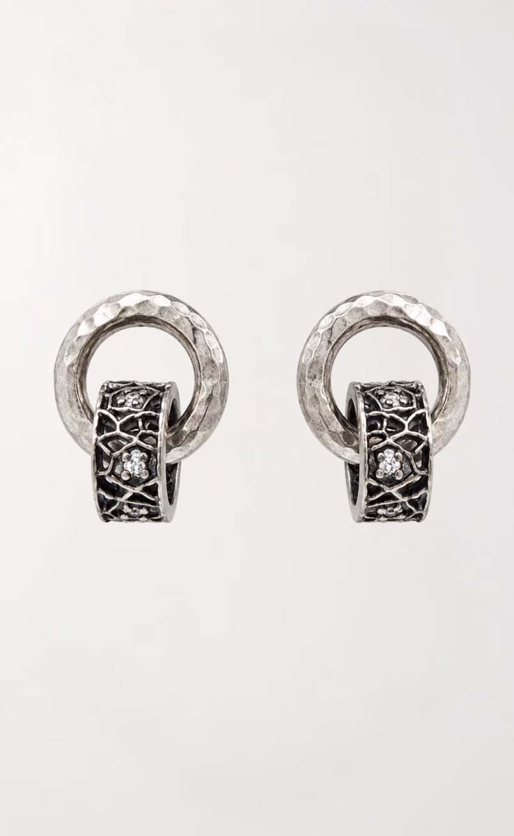 SILVER EARRINGS K.AND