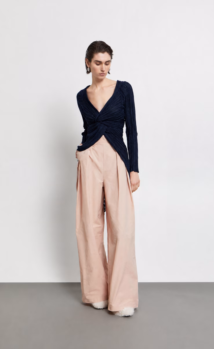 CARDIGAN 2550  FW26/27 LUREX DIANALUX NUIT BLUE