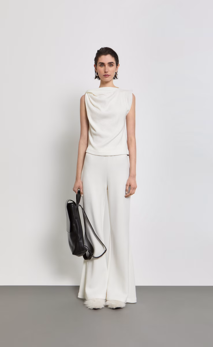 SEASHELL TOP W26247 OFF WHITE