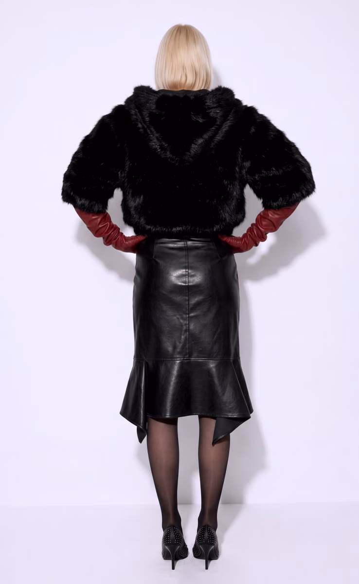 SABINE LEATHER SKIRT