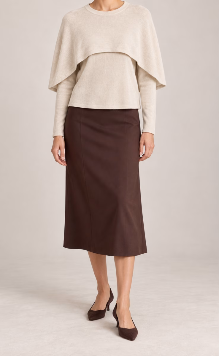 VICTORIA BEIGE KNIT TOP