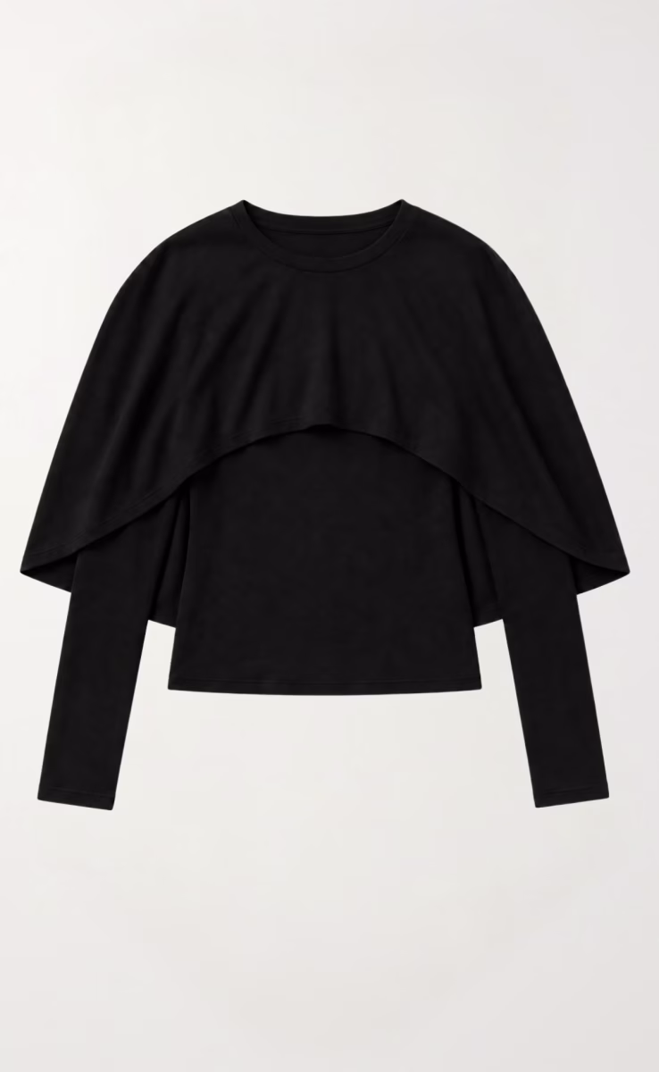 VICTORIA BLACK KNIT TOP