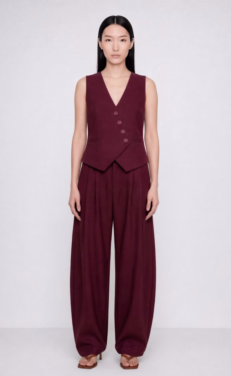 MOSS BORDEAUX PANTS