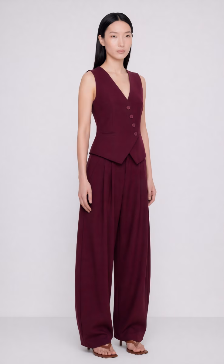 MOSS BORDEAUX PANTS