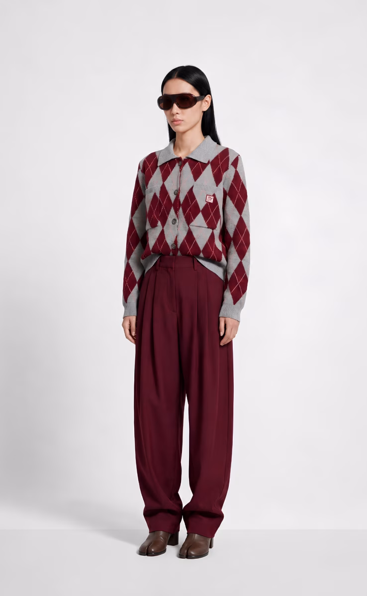 MOSS BORDEAUX PANTS