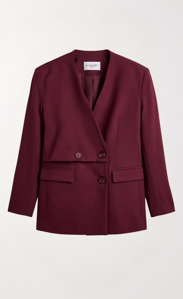 POEM BORDEAUX BLAZER