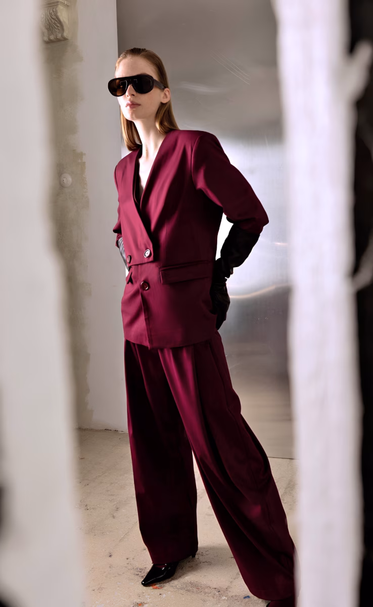 POEM BORDEAUX BLAZER