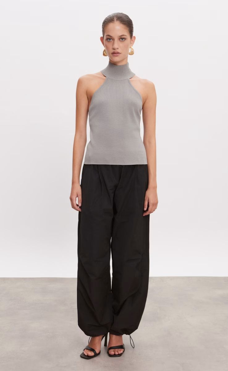 HEAVEN KNITTED TOP GREY