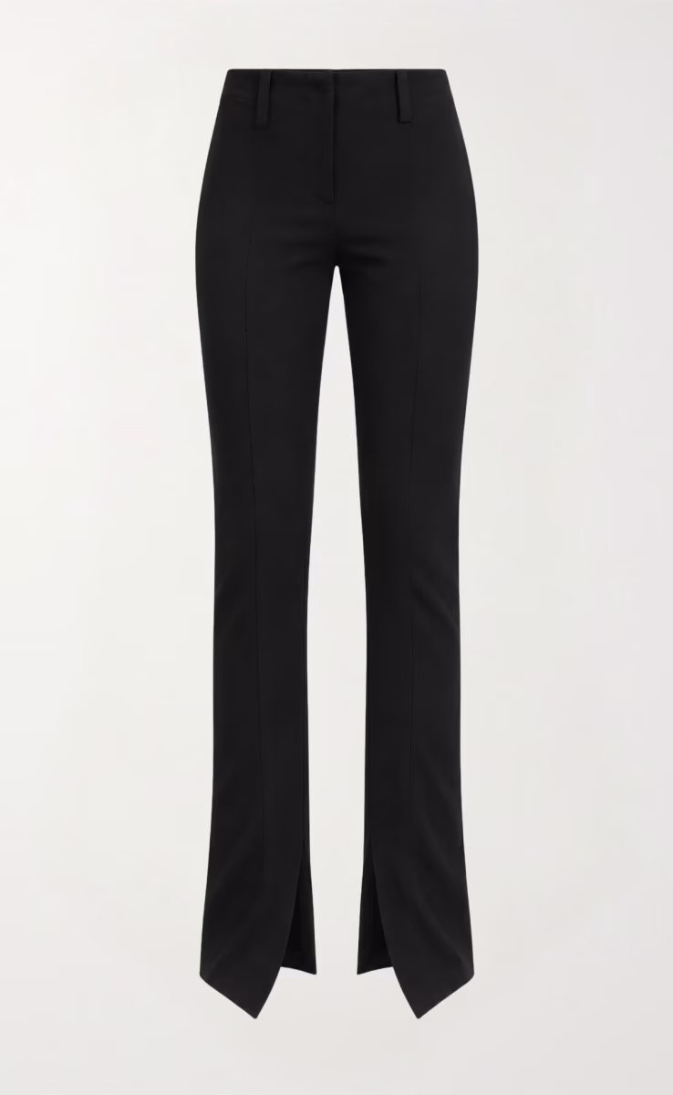 HOURGLASS SKINNY TROUSERS BLACK