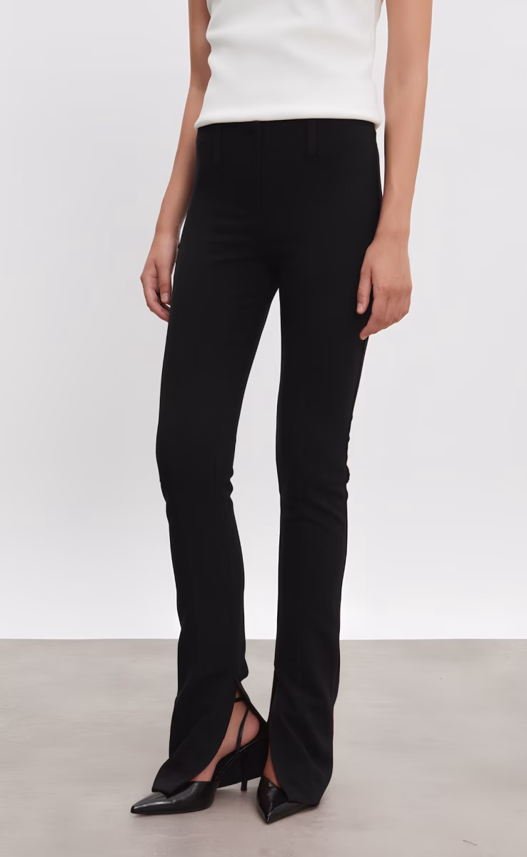 HOURGLASS SKINNY TROUSERS BLACK