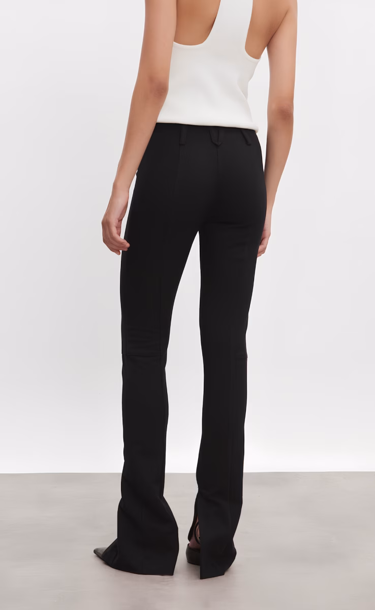 HOURGLASS SKINNY TROUSERS BLACK