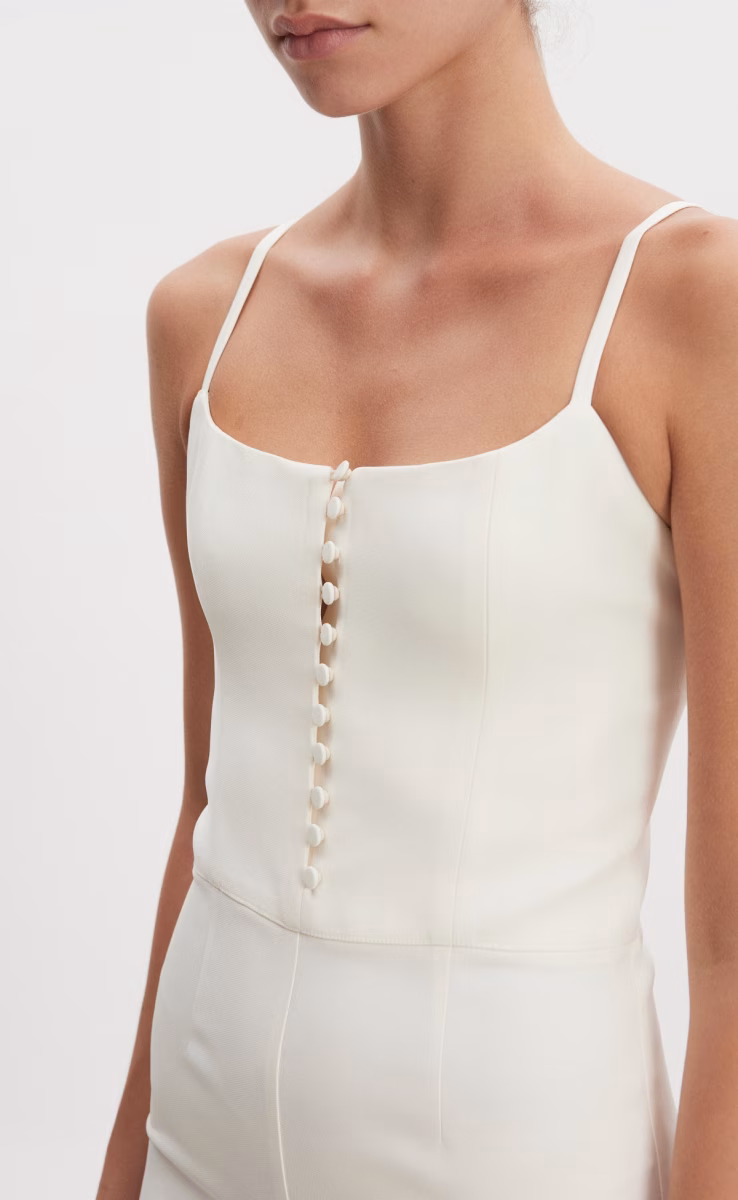 CALIFORNIA CAPRI JUMPSUITT OFF WHITE