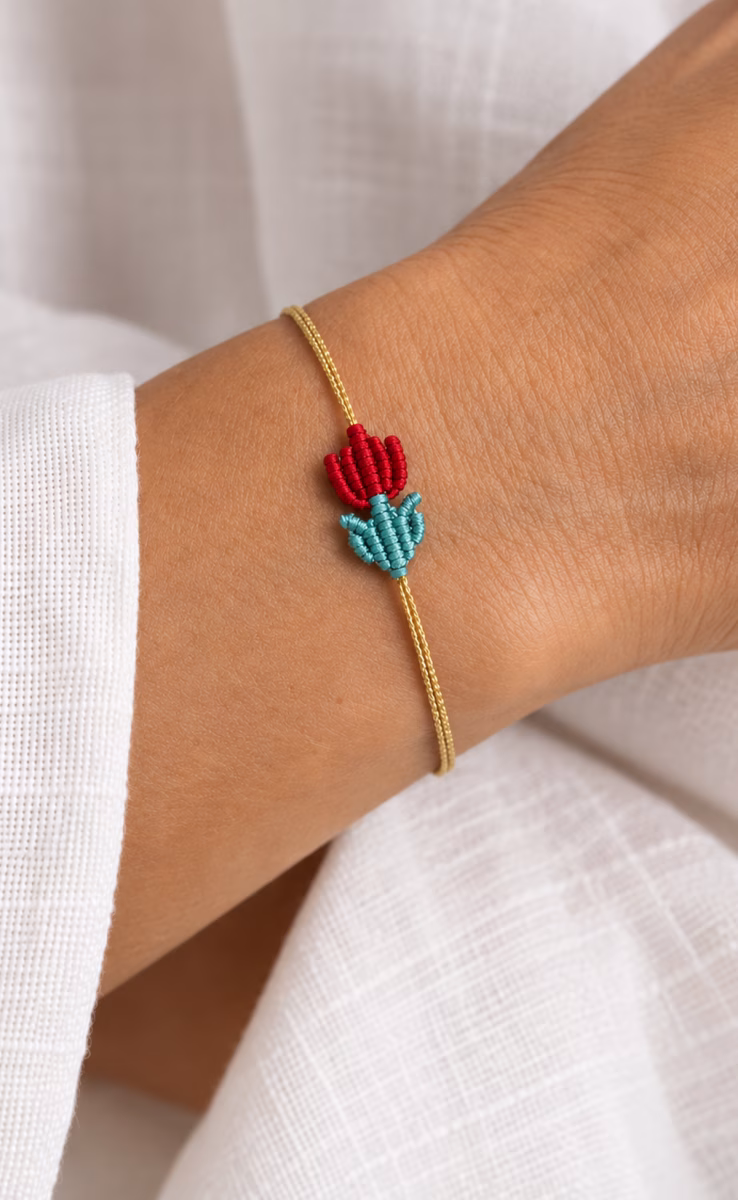 BRACELET RED TULIP