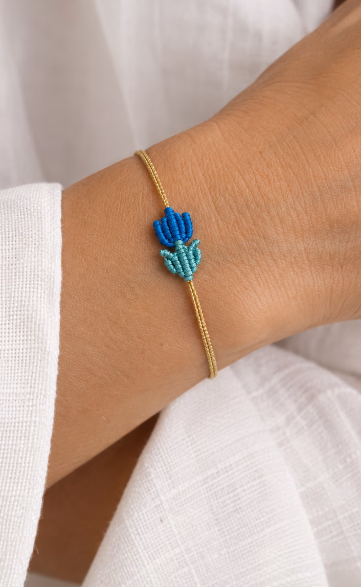 BRACELET BLUE TULIP