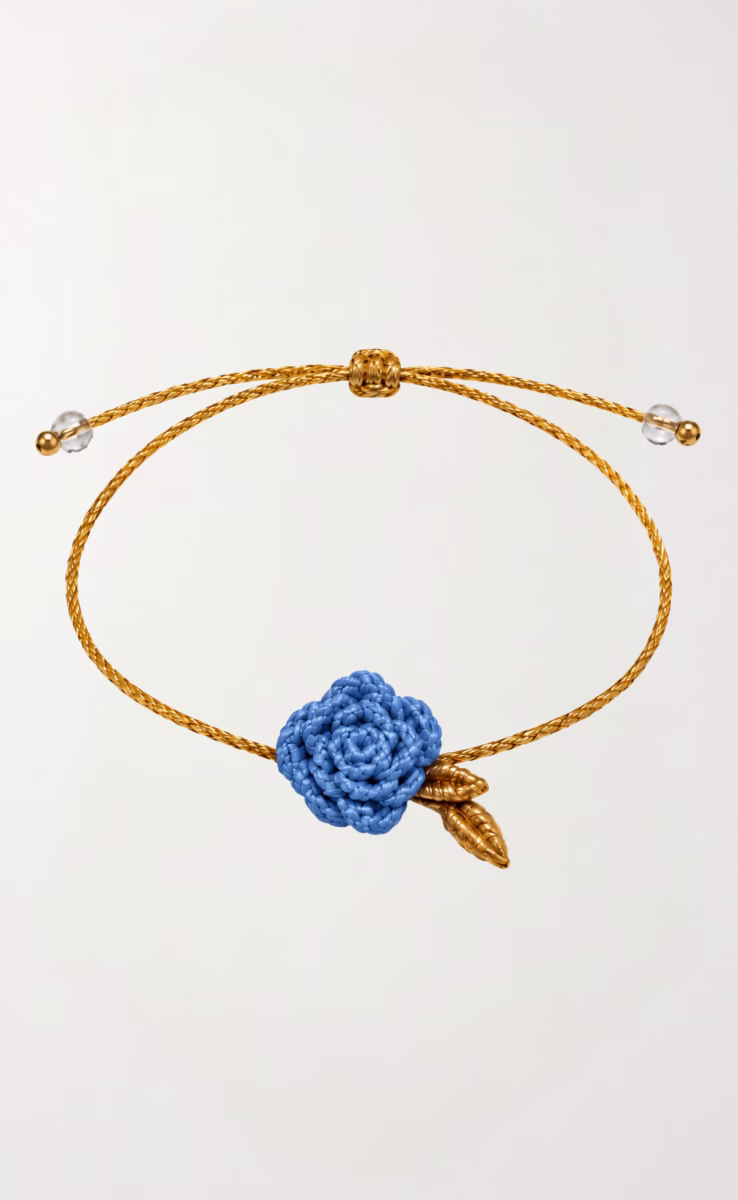 BRACELET ROSE SMALL DENIM