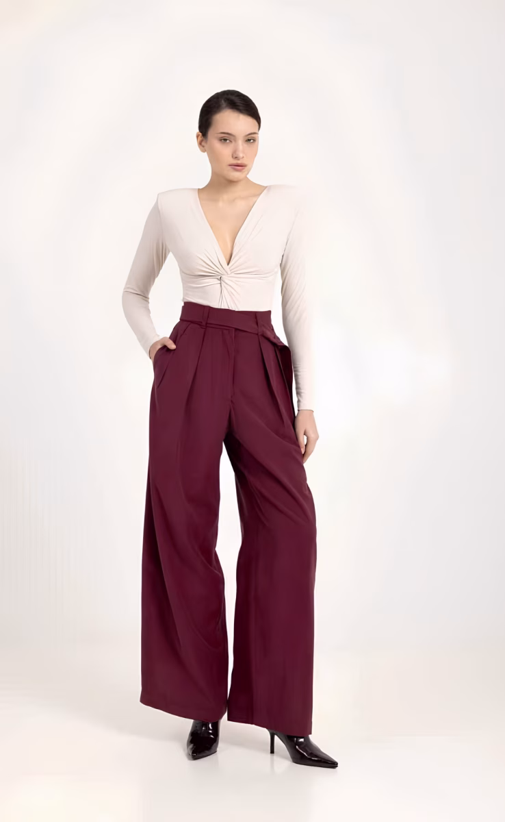 MARTHA PANTS BORDEAUX