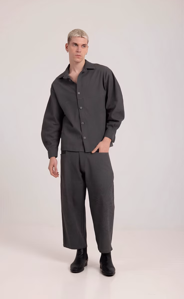 ERNIQUE SHIRT GREY STONE