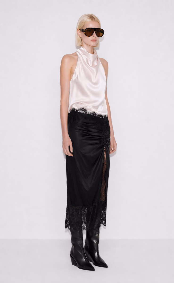 SYLVIA BLACK SKIRT