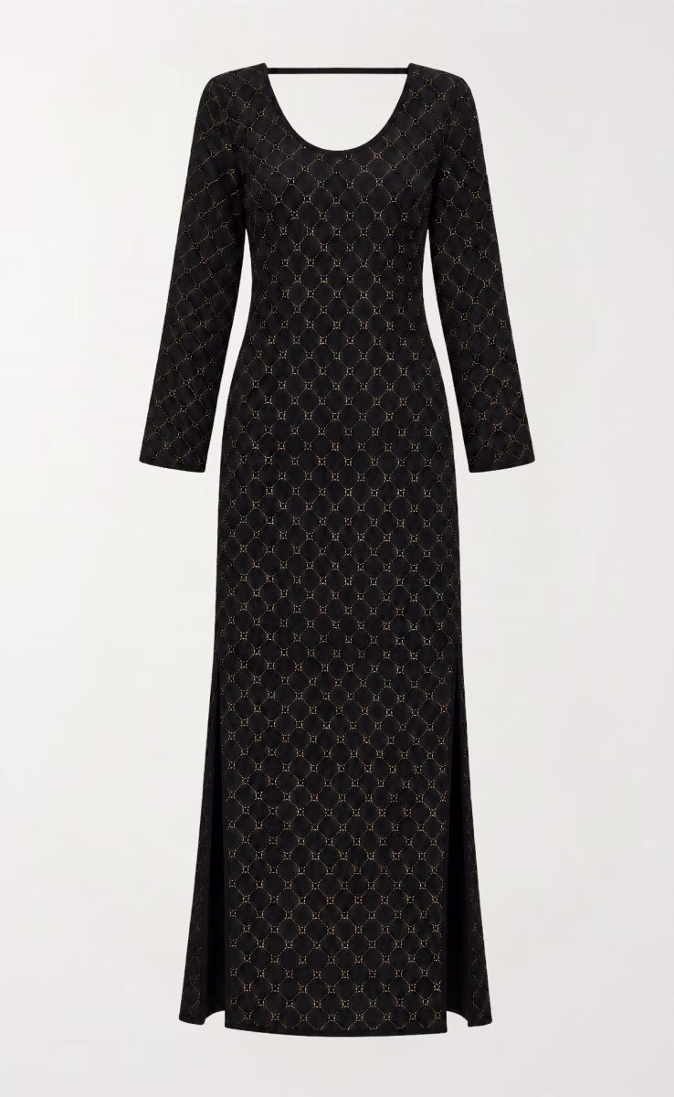 DRESS BLACK GOLD