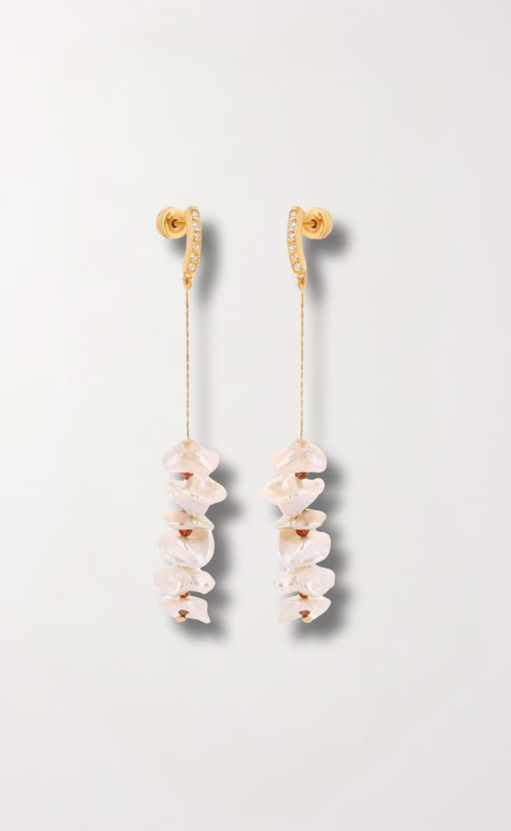 EARRINGS WITH FRESH WATER PEARLS