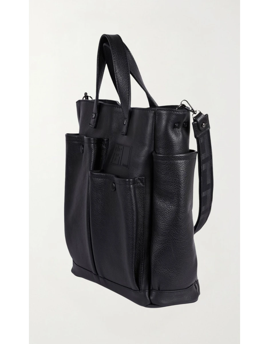 KYROS LEATHER BAG BLACK