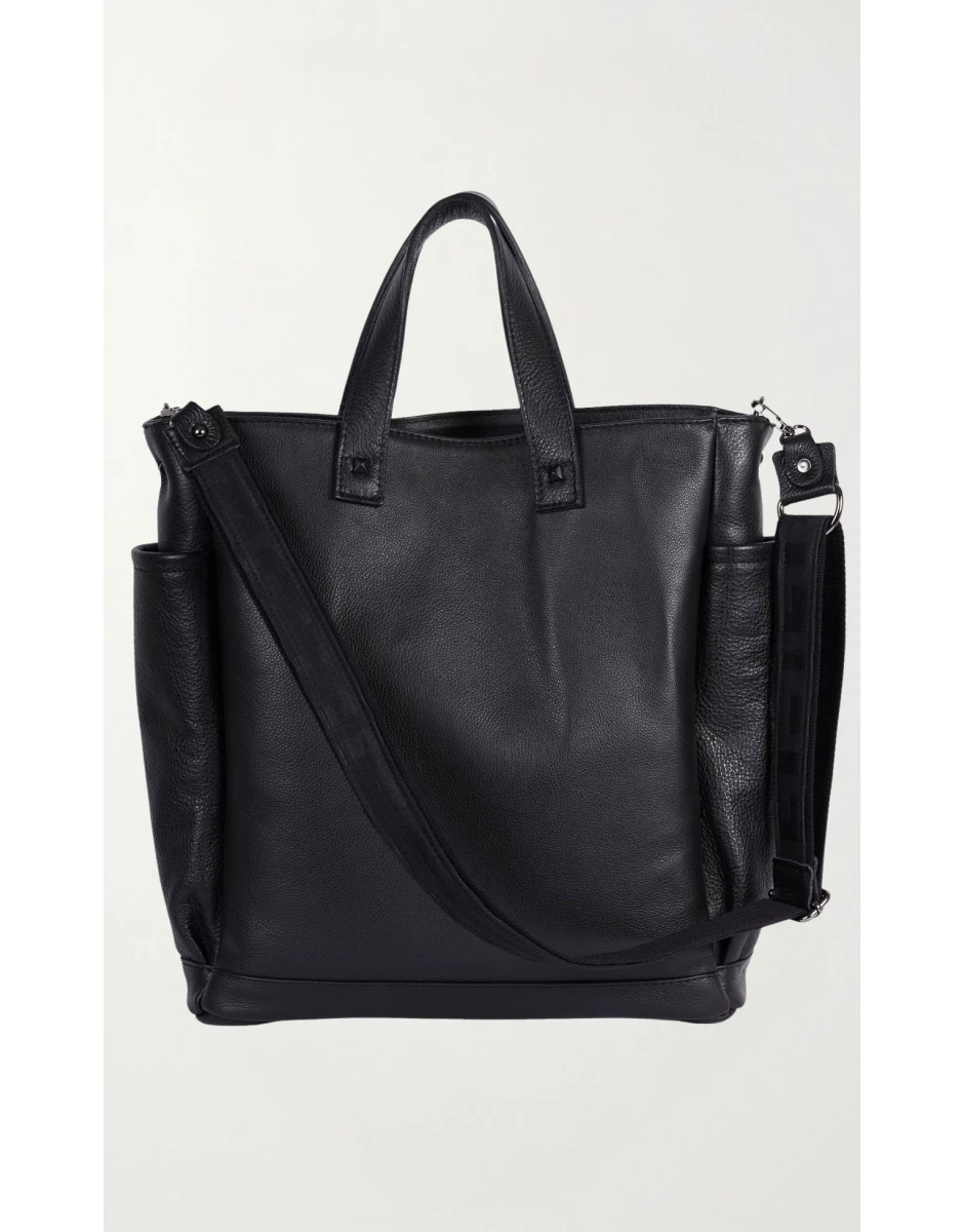 KYROS LEATHER BAG BLACK