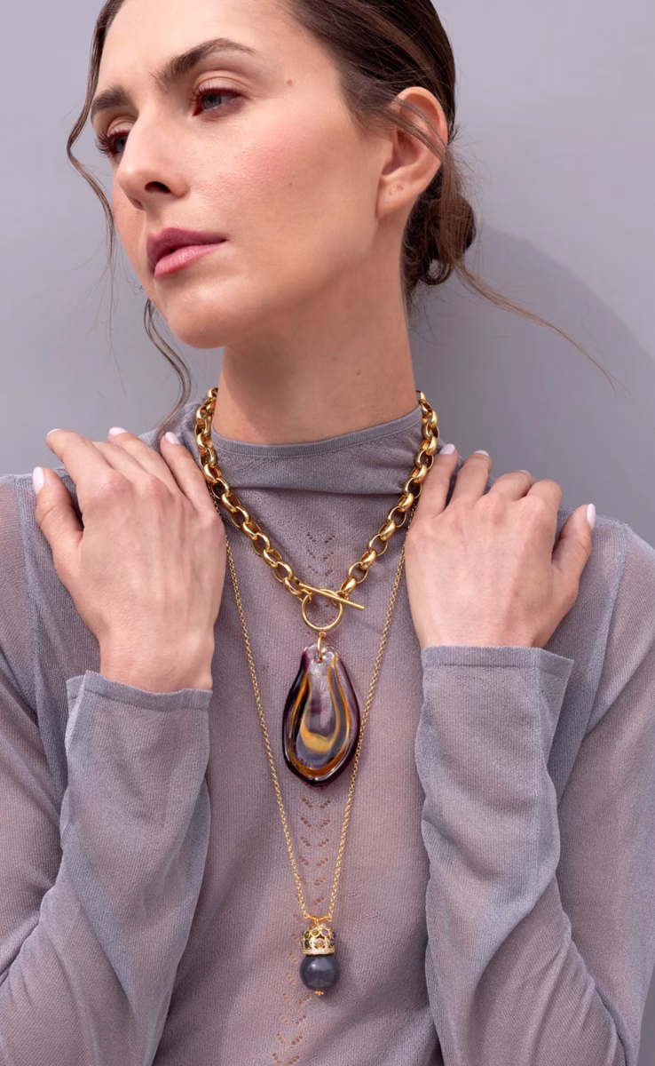 GEMMA BALL PENDANT GRΕY