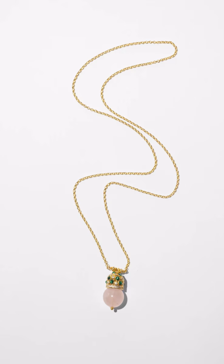 GEMMA BALL PENDANT PINK