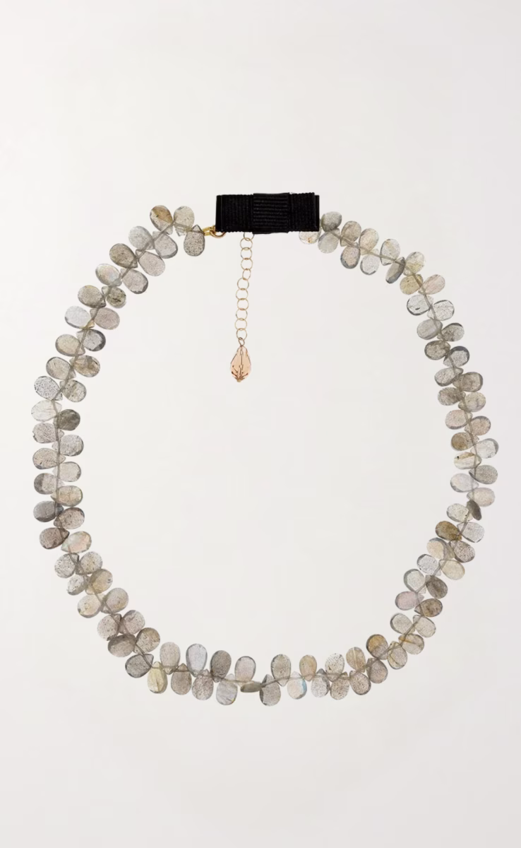 NECKLACE 14K LABRADORITE