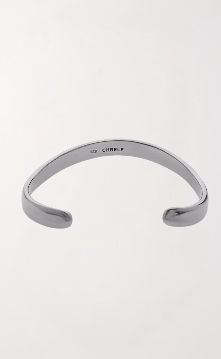 CUFF BRACELET BLACK PLATED