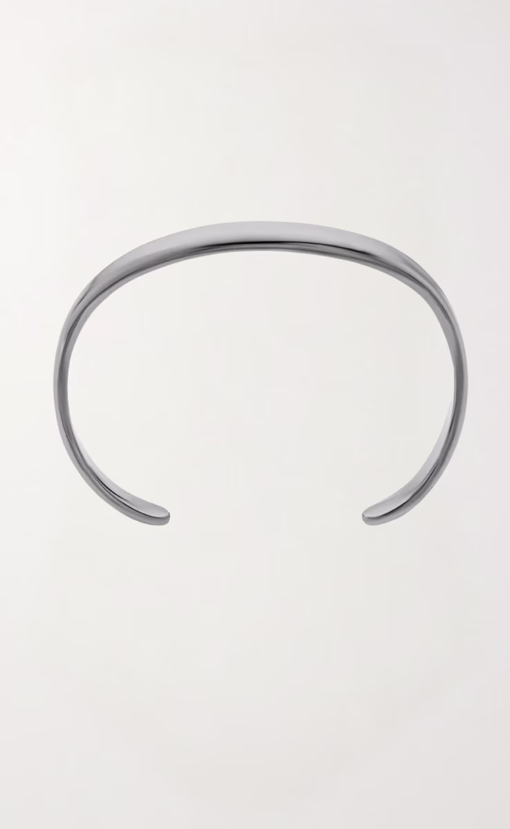 CUFF BRACELET BLACK PLATED