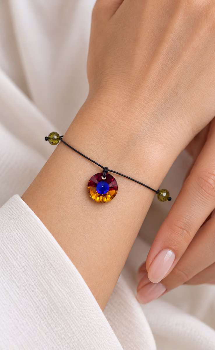 BRACELET MACRAME SWAROVSKI ELEMENTS