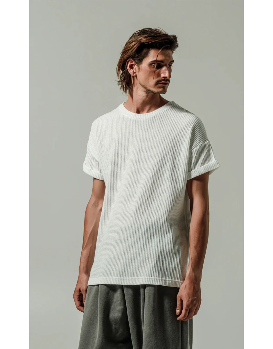 SQUARE T-SHIRT OFF WHITE