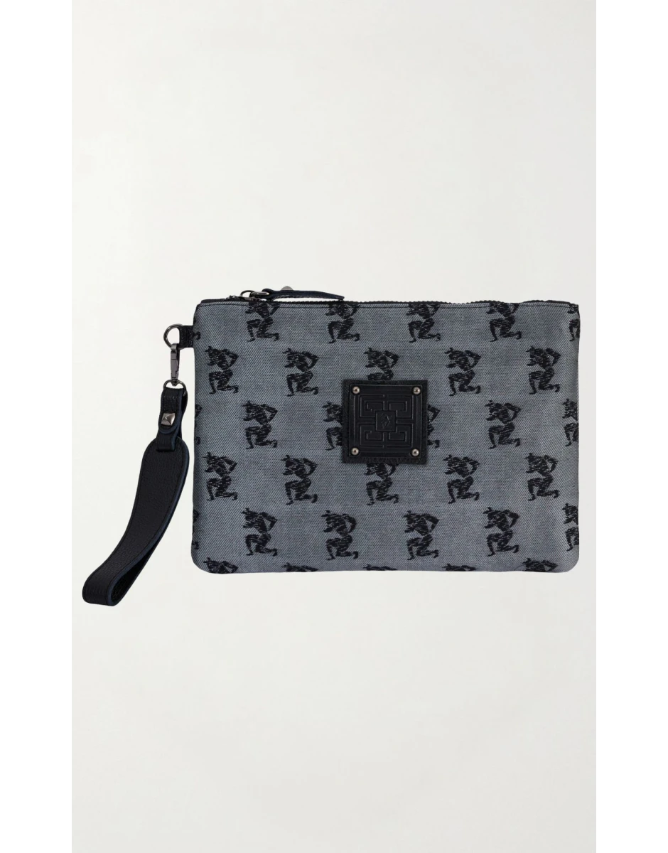 KLEOS BAG MINO LUREX SILVER