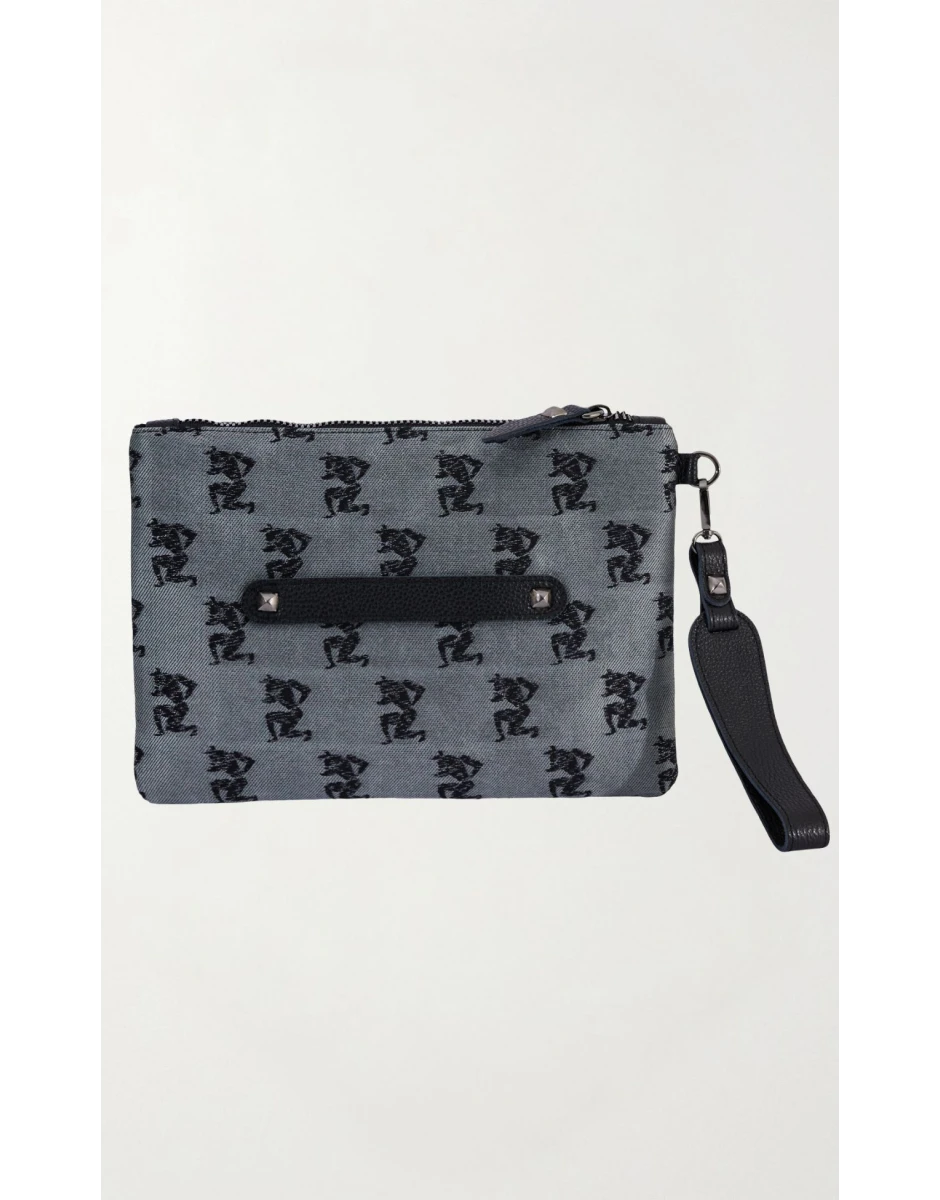 KLEOS BAG MINO LUREX SILVER