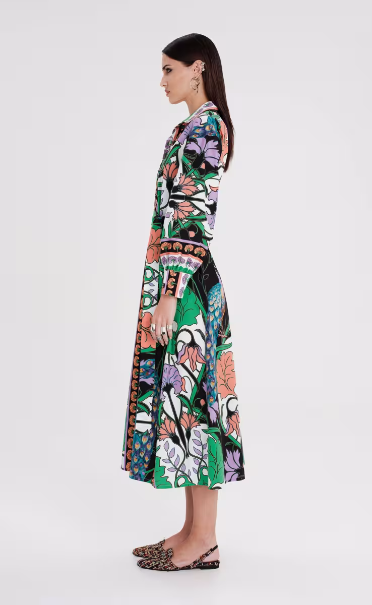 NOSTALGIA LONG DRESS -COTTON