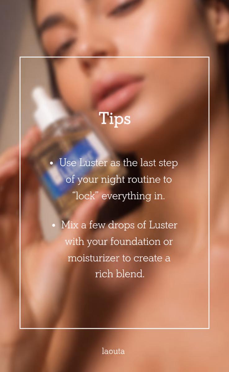 LUSTER BEAUTY FACE OIL 30ml