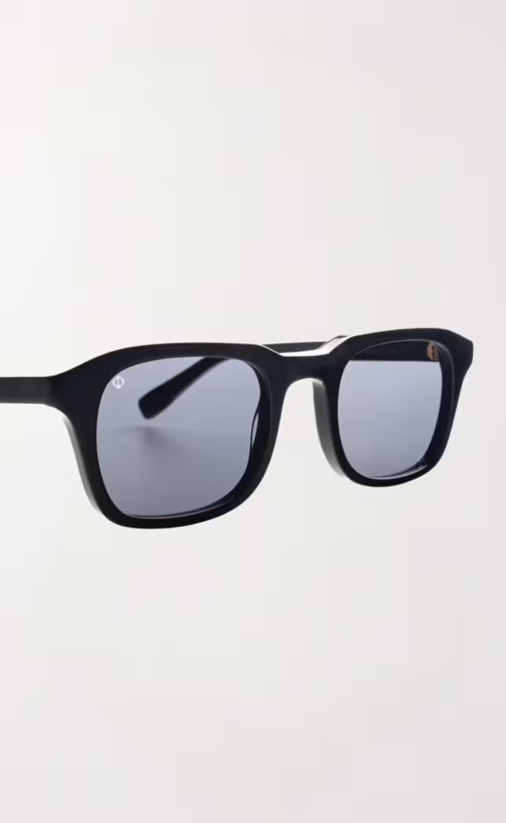 SUNGLASSES EREVOS BLACK SANTORINI WITH SHADE GREY LENSES