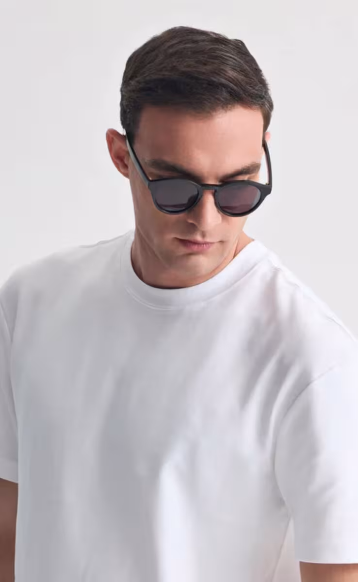 SUNGLASSES EREVOS BLACK SYROS WITH SHADE GREY LENSES