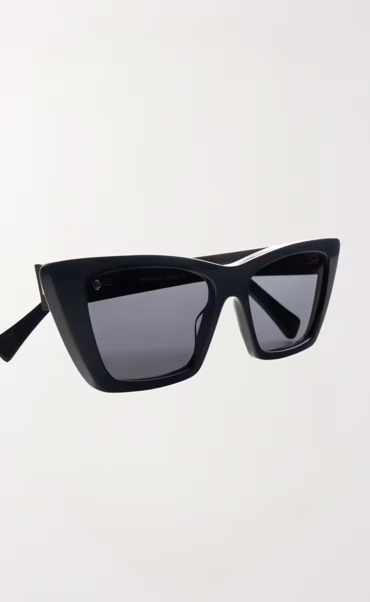 SUNGLASSES EREVOS BLACK CORFU WITH SHADE GREY LENSES