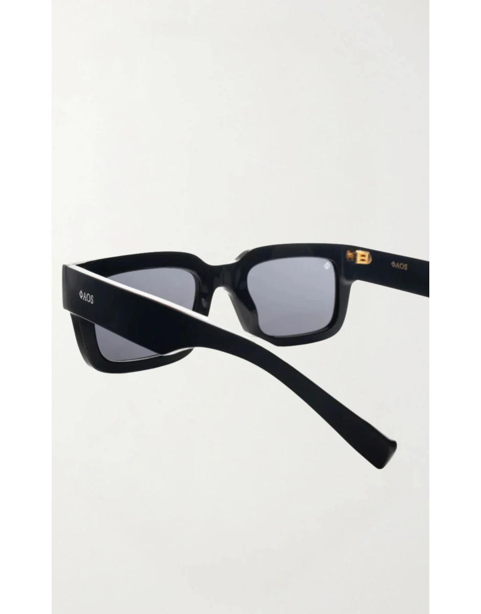SUNGLASSES EREVOS BLACK CRETE WITH SHADE GREY LENSES