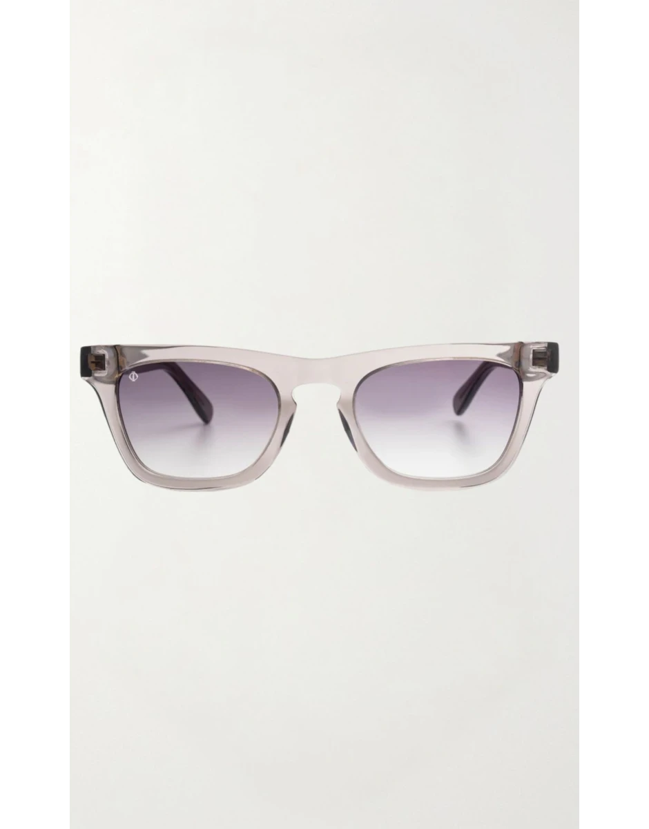 SUNGLASSES CRYSTAL GREY ICARIA WITH SUNSET GREY LENSES