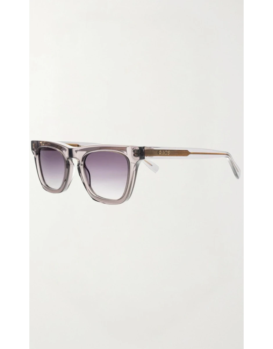 SUNGLASSES CRYSTAL GREY ICARIA WITH SUNSET GREY LENSES