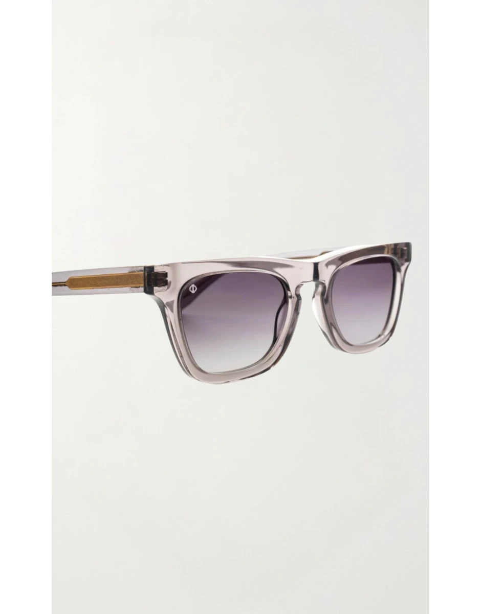 SUNGLASSES CRYSTAL GREY ICARIA WITH SUNSET GREY LENSES