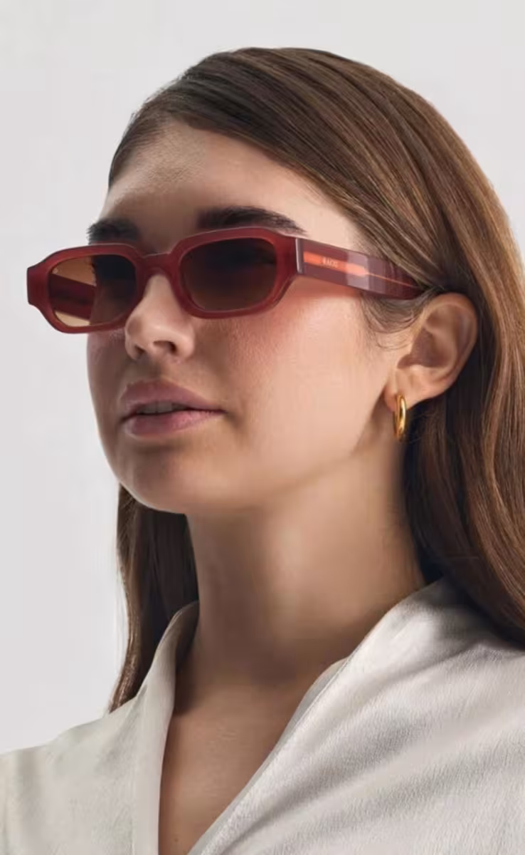 SUNGLASSES MYKONOS TERRACOTTA SUNSET BROWN LENSES